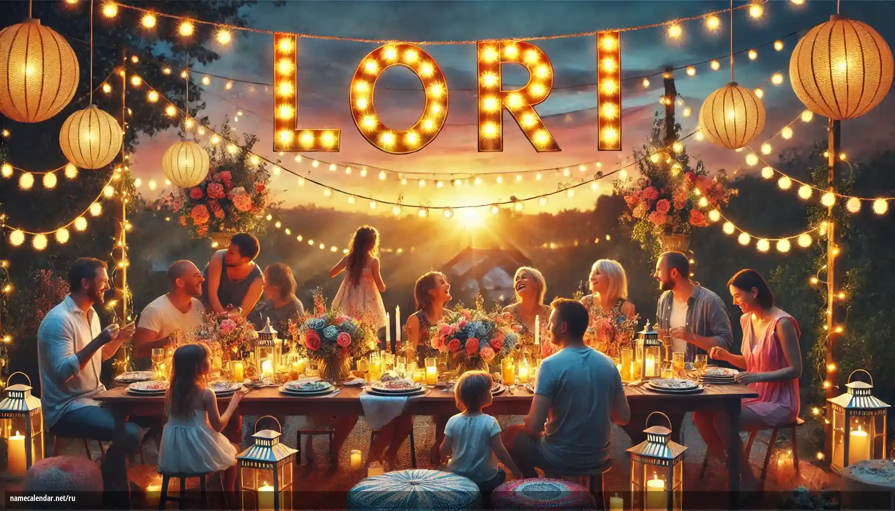 Празднование именин и именин - Lori