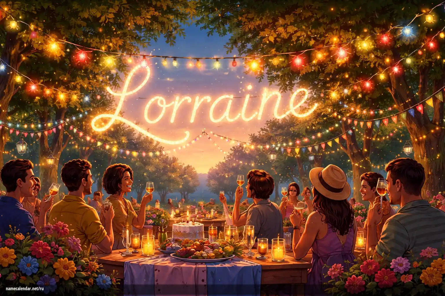 Празднование именин и именин - Lorraine