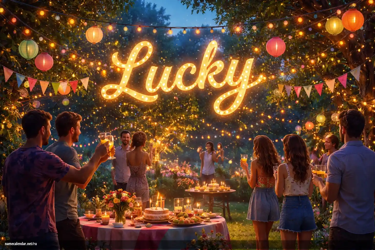 Празднование именин и именин - Lucky