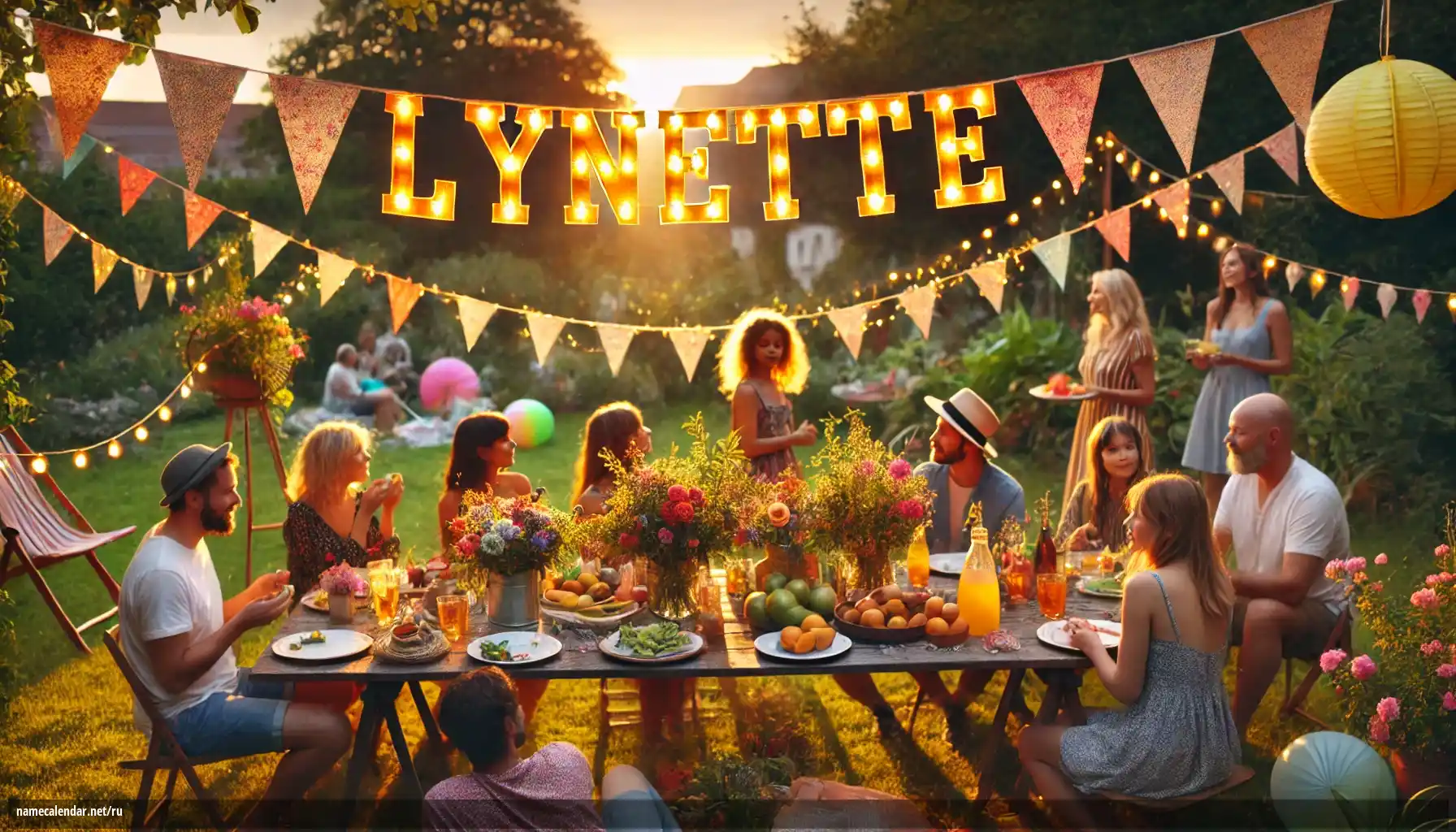 Празднование именин и именин - Lynette