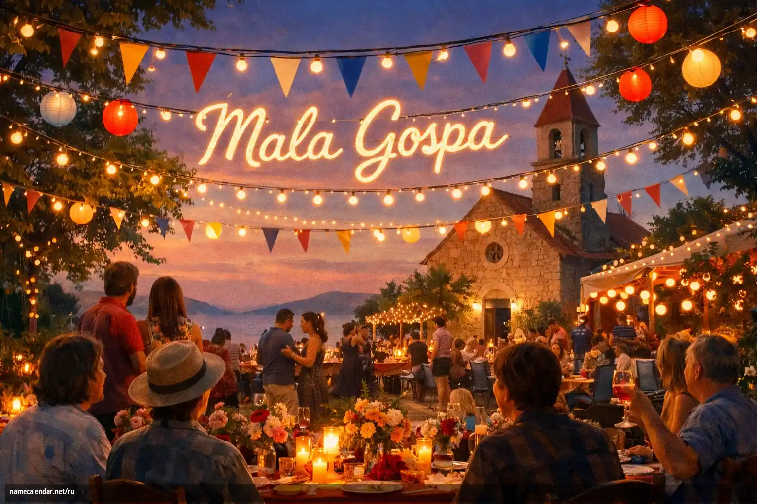 Празднование именин и именин - Mala Gospa