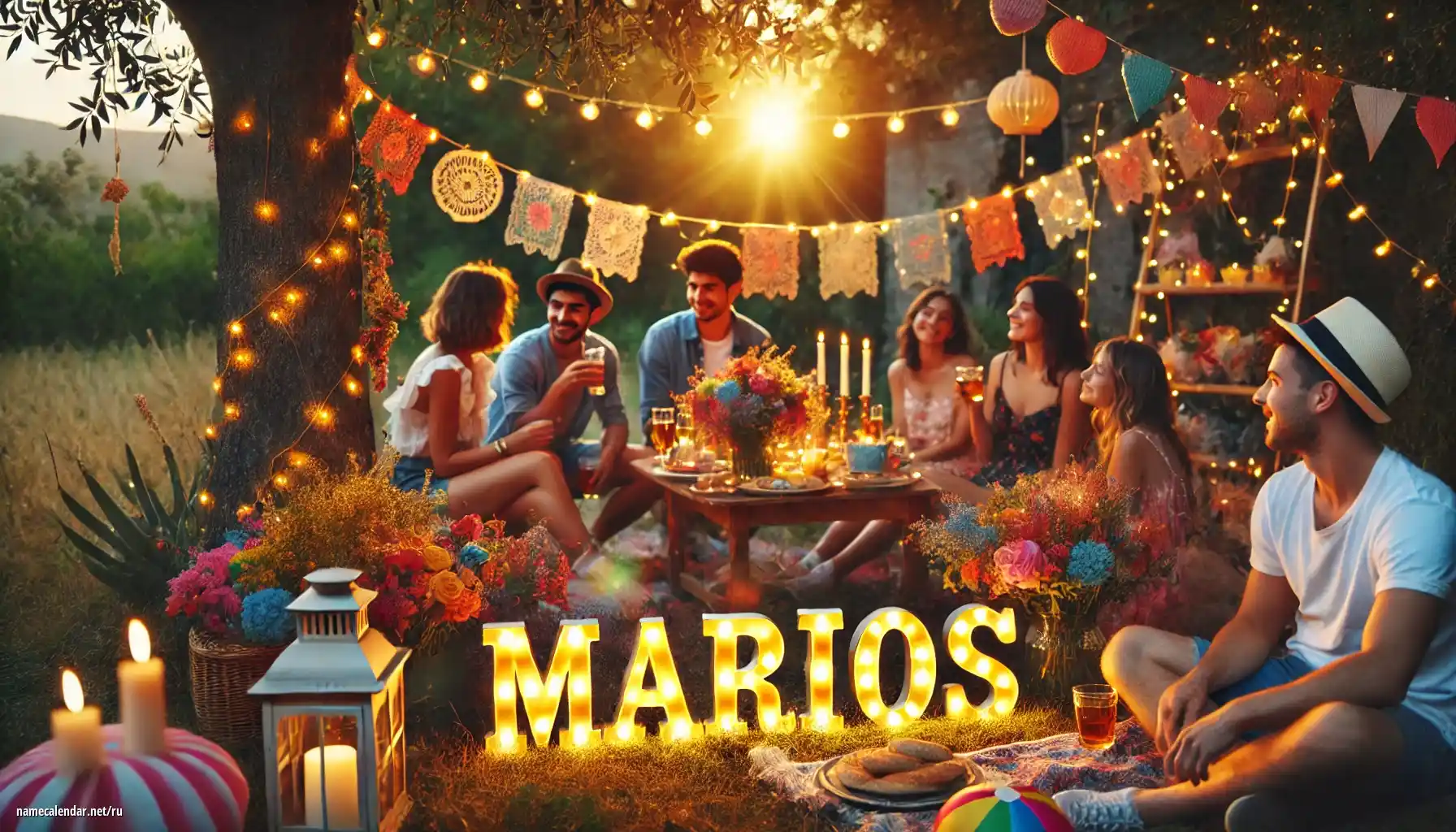 Празднование именин и именин - Marios