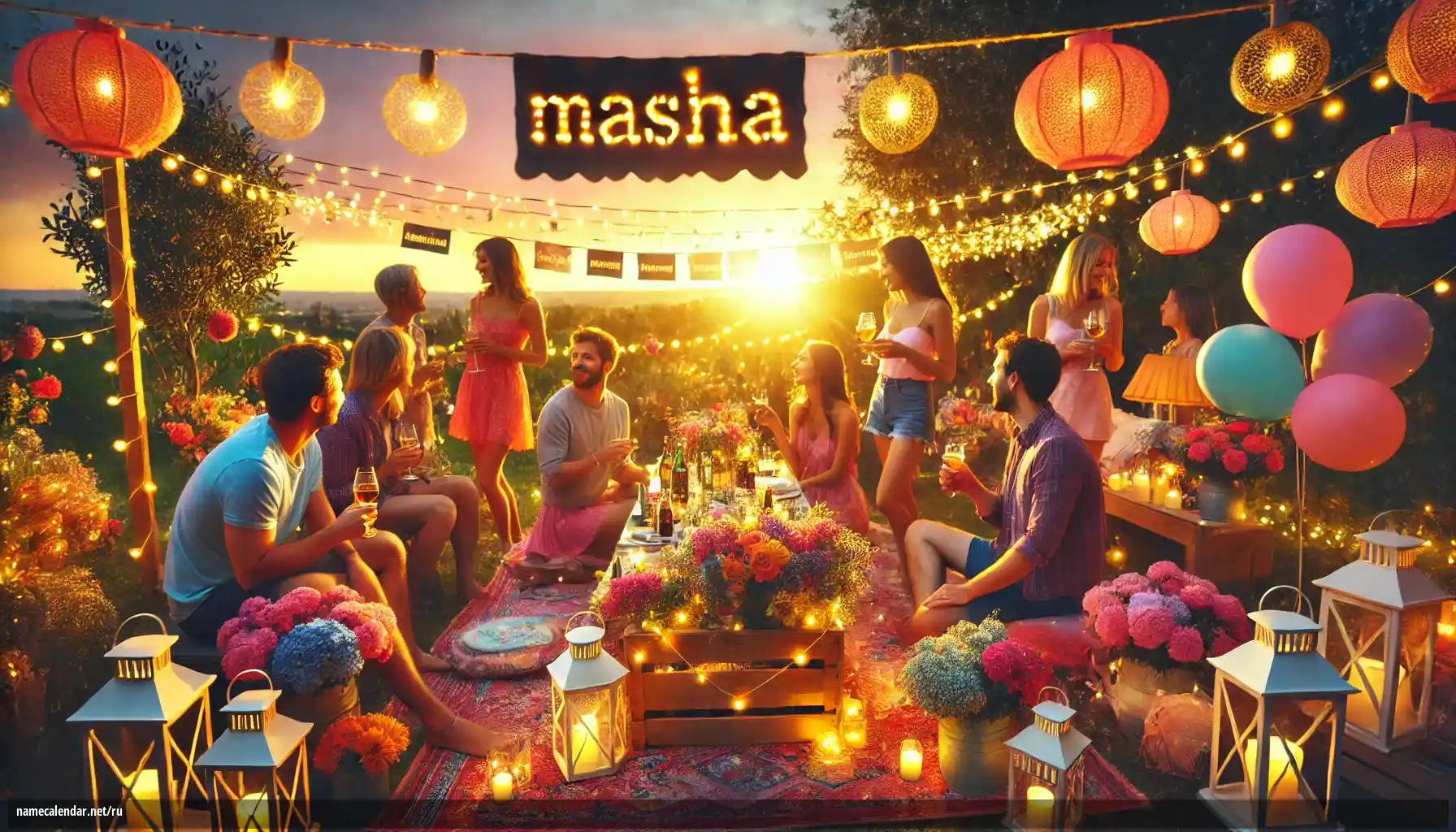 Празднование именин и именин - Masha