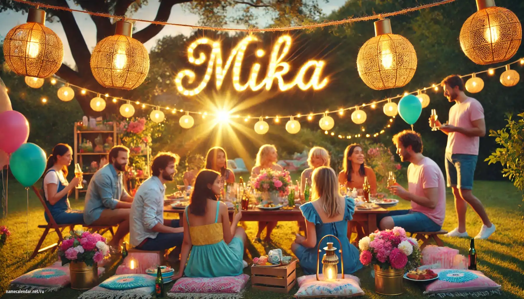 Празднование именин и именин - Mika