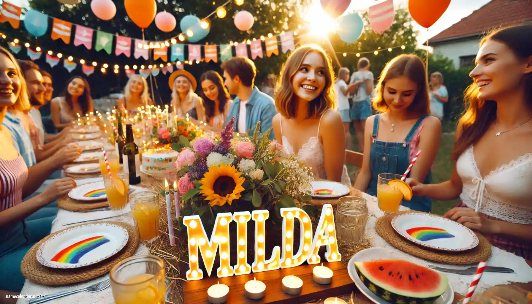 Празднование именин и именин - Milda