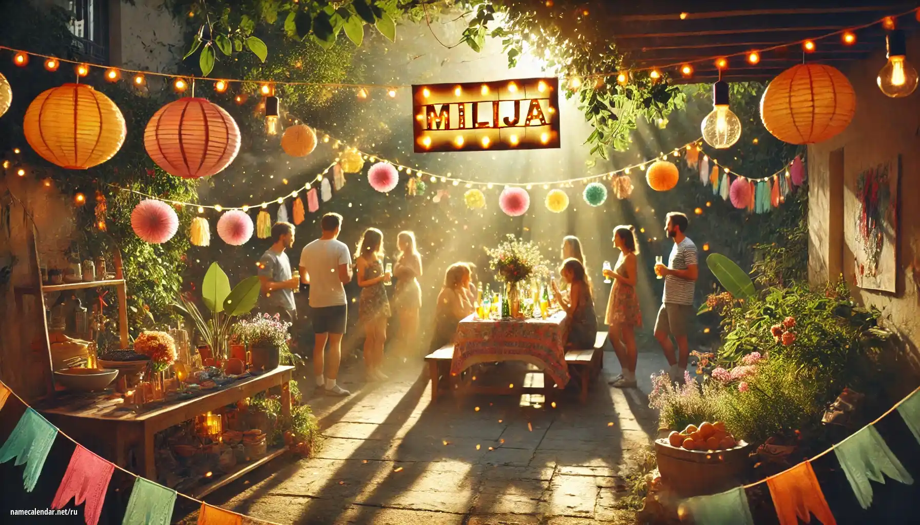 Празднование именин и именин - Milija