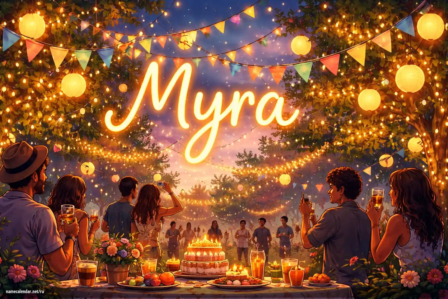 Празднование именин и именин - Myra