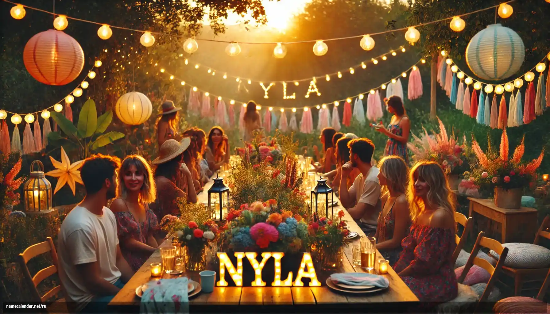 Празднование именин и именин - Nyla