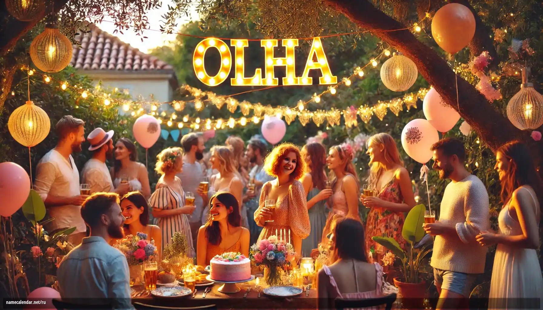 Празднование именин и именин - Olha