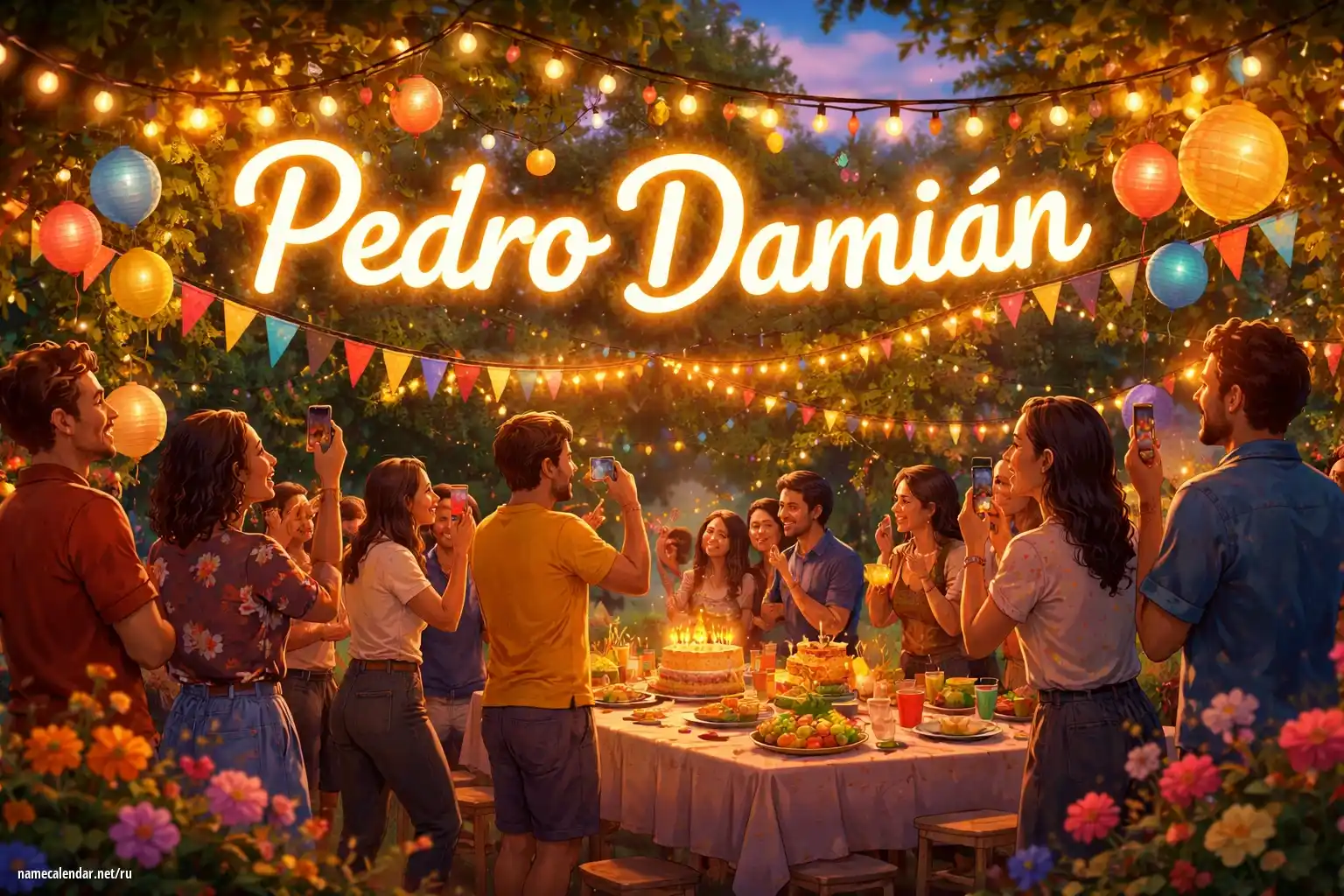 Празднование именин и именин - Pedro Damián