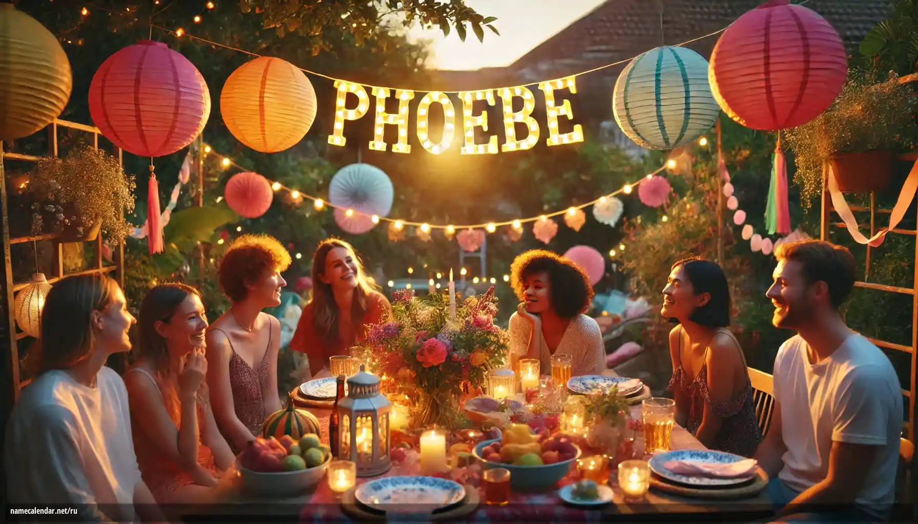 Празднование именин и именин - Phoebe