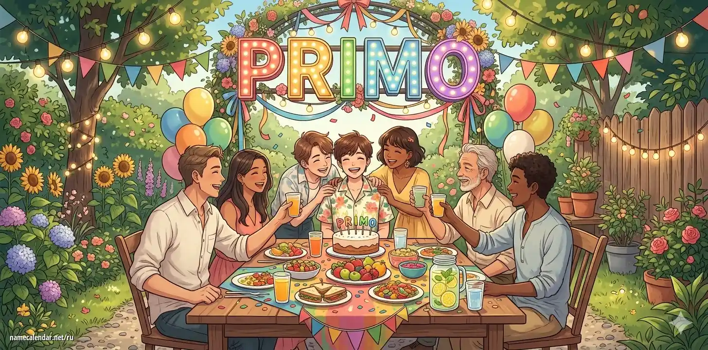 Празднование именин и именин - Primo