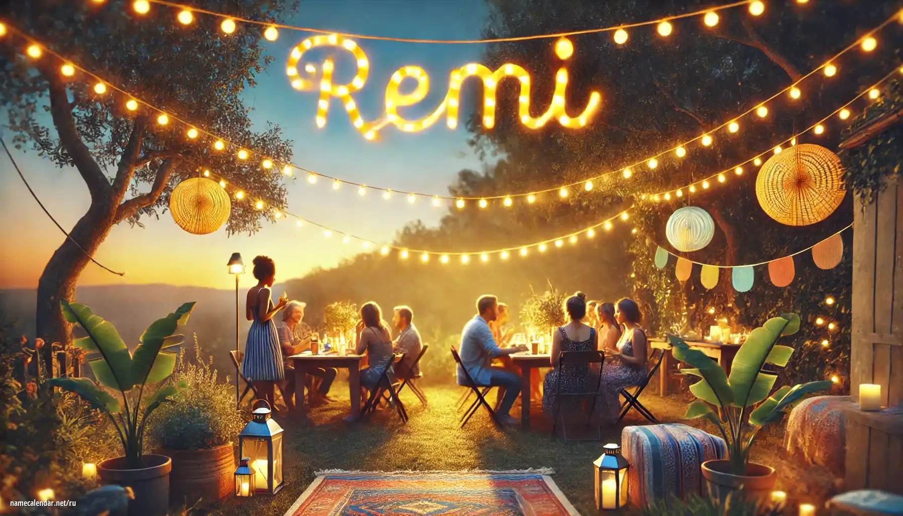 Празднование именин и именин - Remi