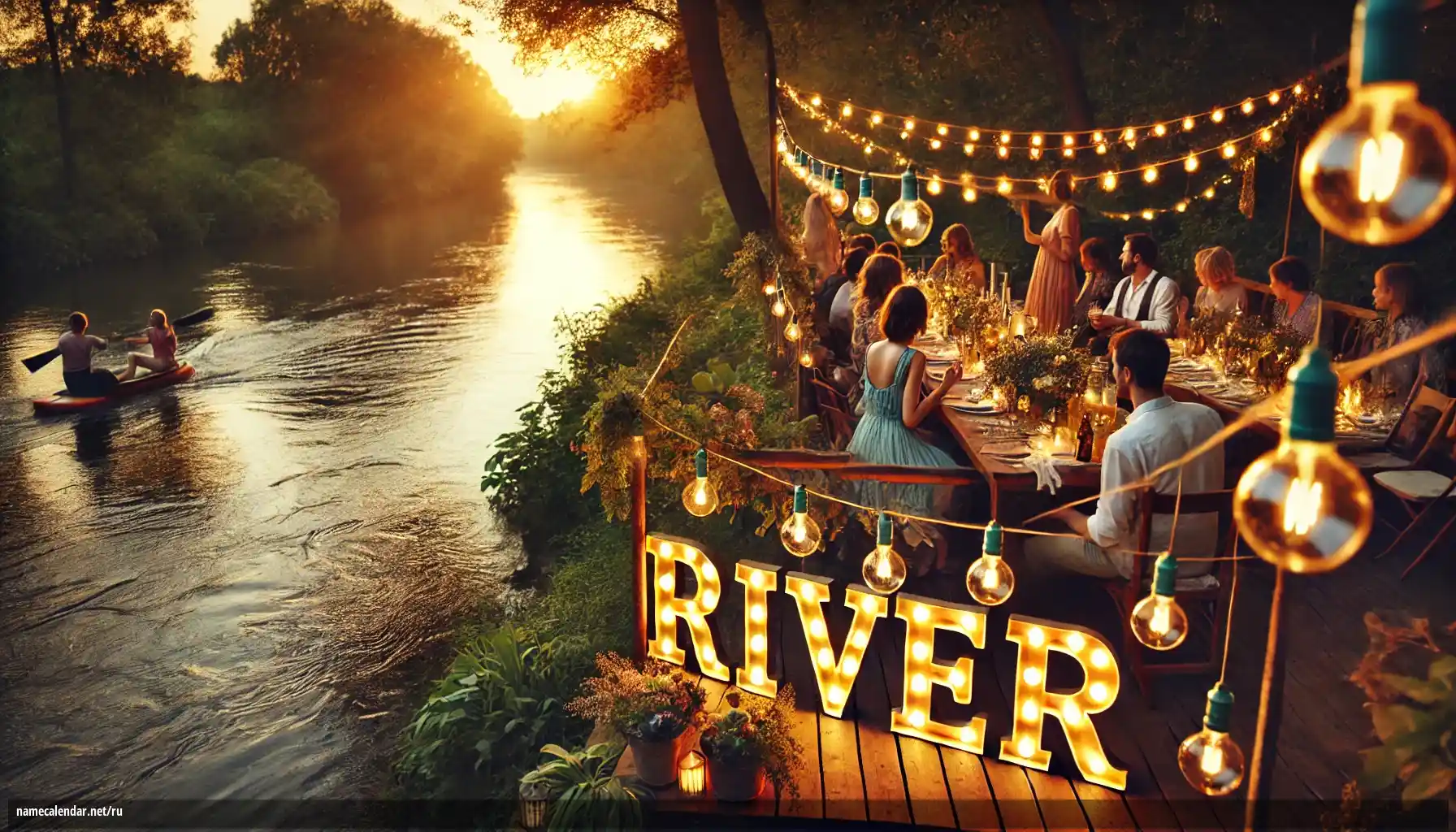 Празднование именин и именин - River