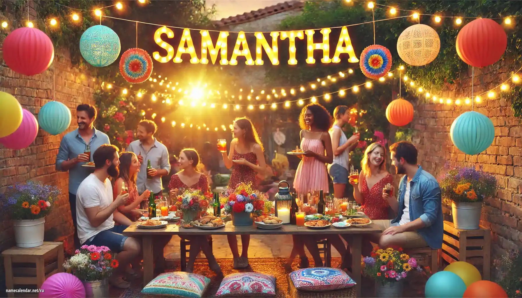 Празднование именин и именин - Samantha