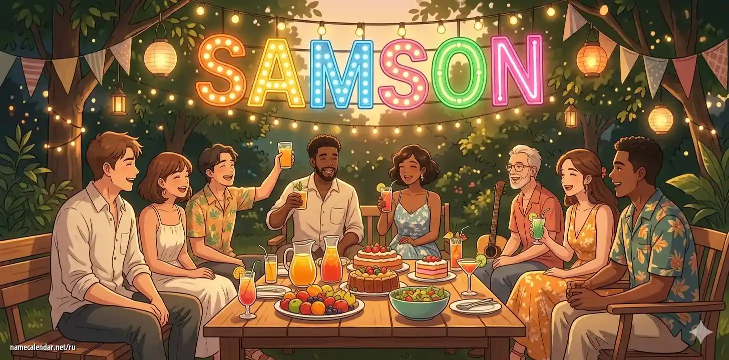 Празднование именин и именин - Samson
