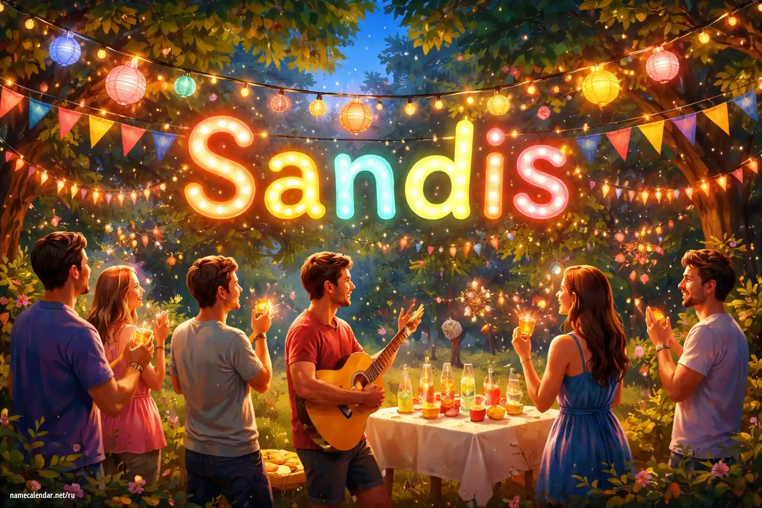 Празднование именин и именин - Sandis