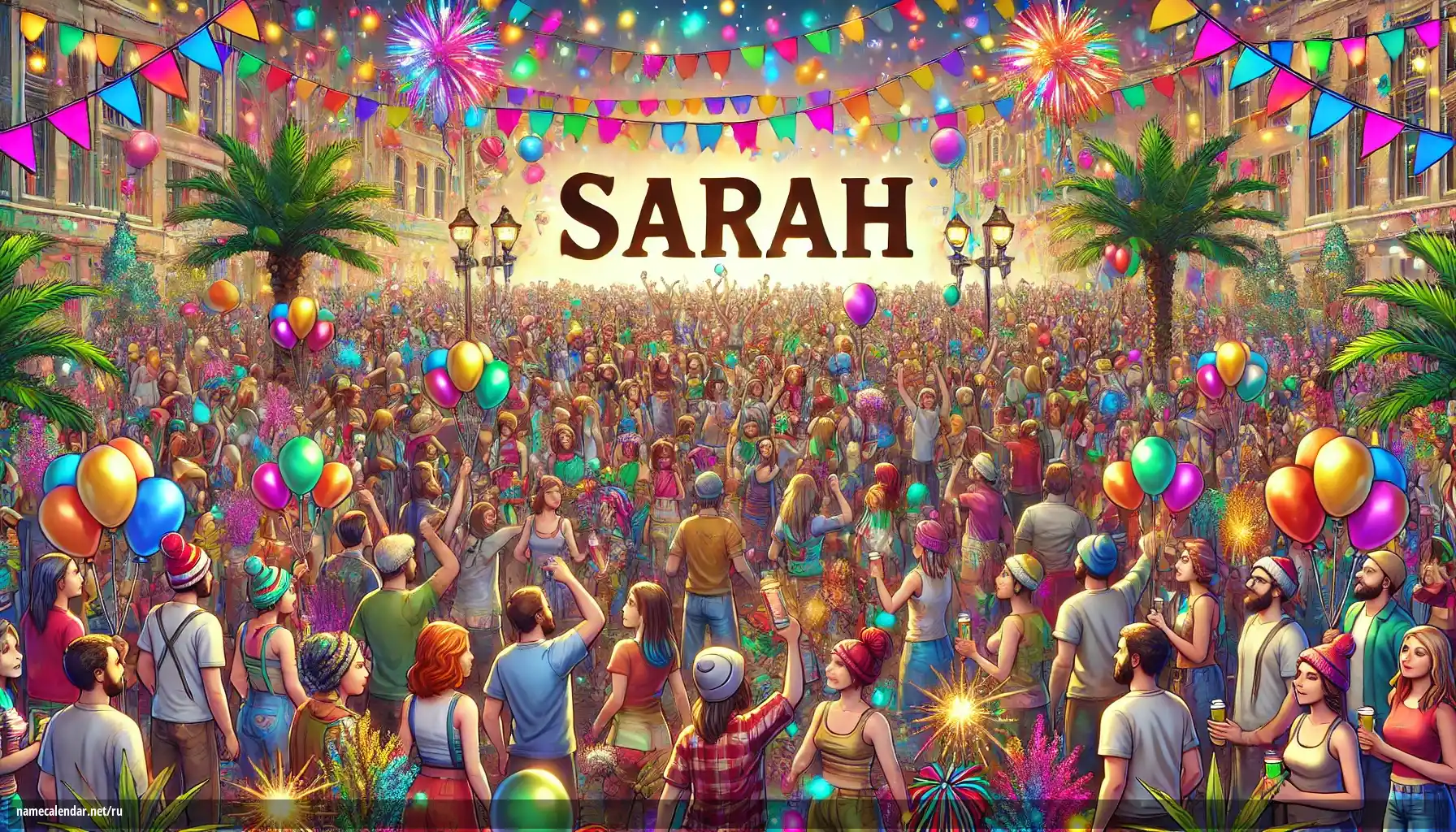 Празднование именин и именин - Sarah