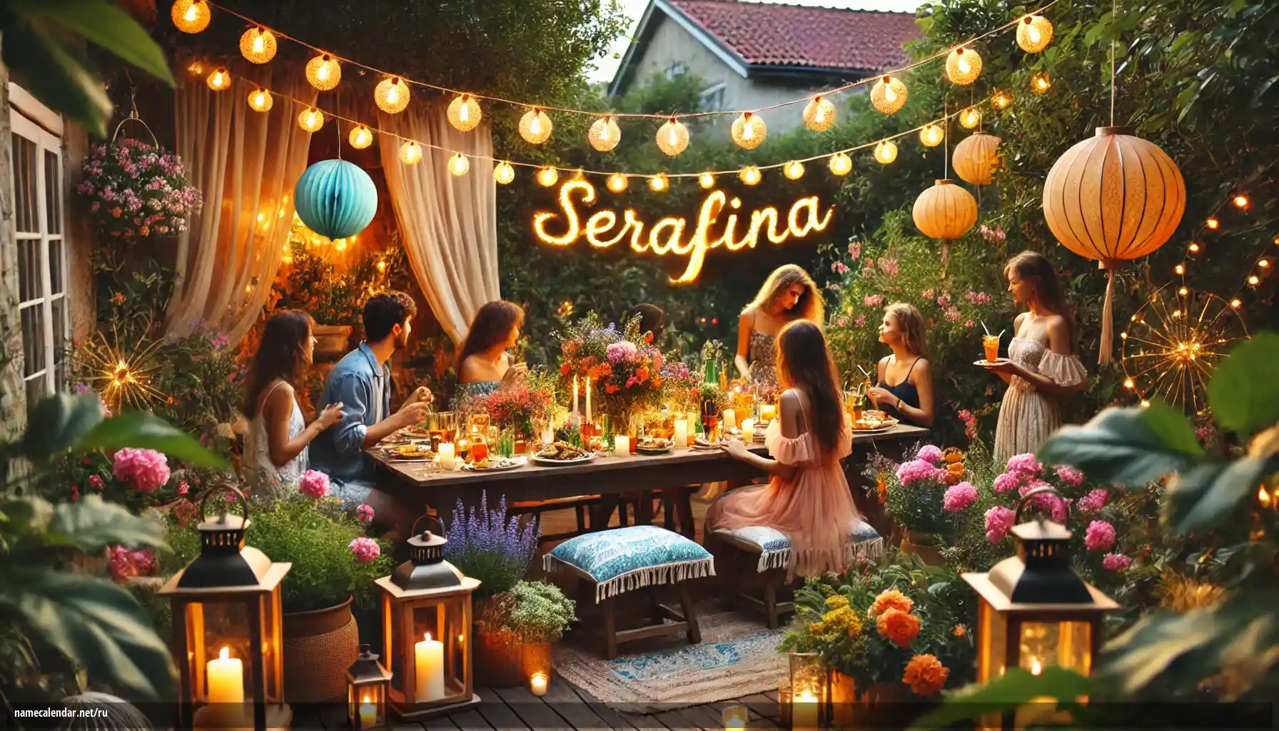 Празднование именин и именин - Serafina