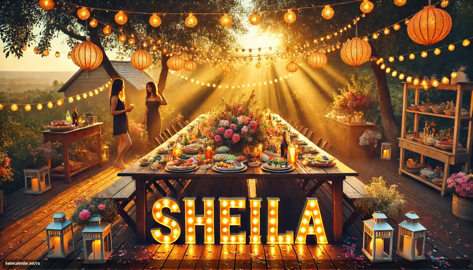 Празднование именин и именин - Sheila