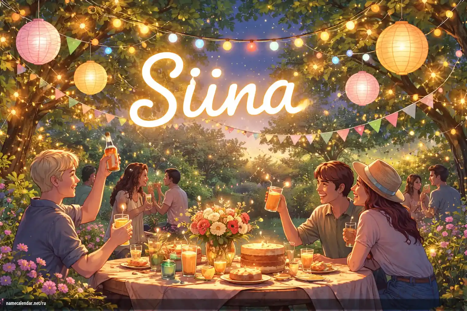 Празднование именин и именин - Siina