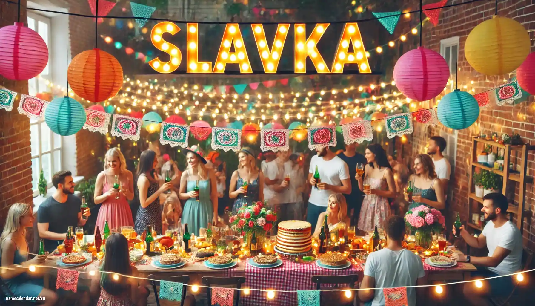 Празднование именин и именин - Slavka