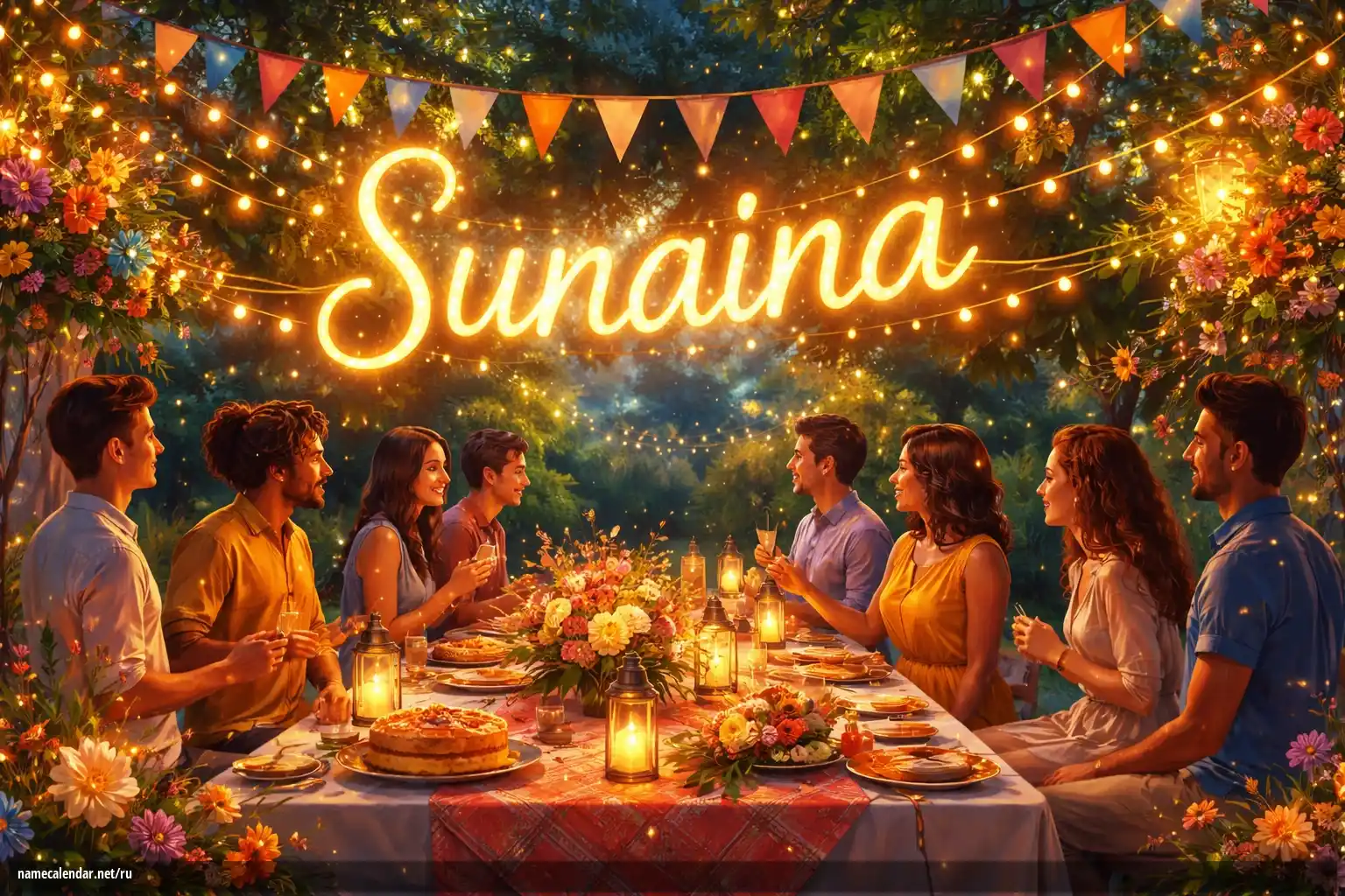 Празднование именин и именин - Sunaina