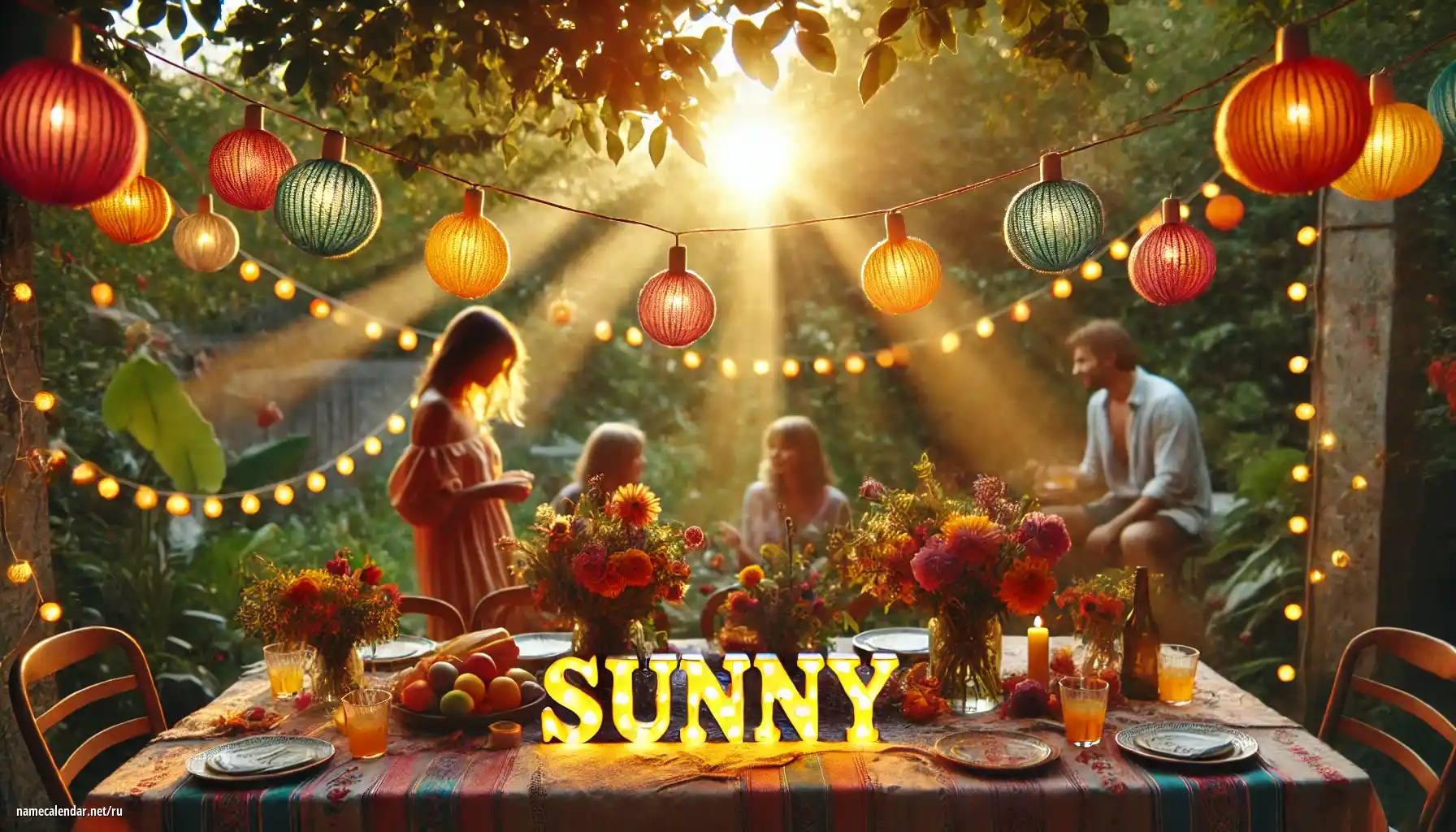 Празднование именин и именин - Sunny