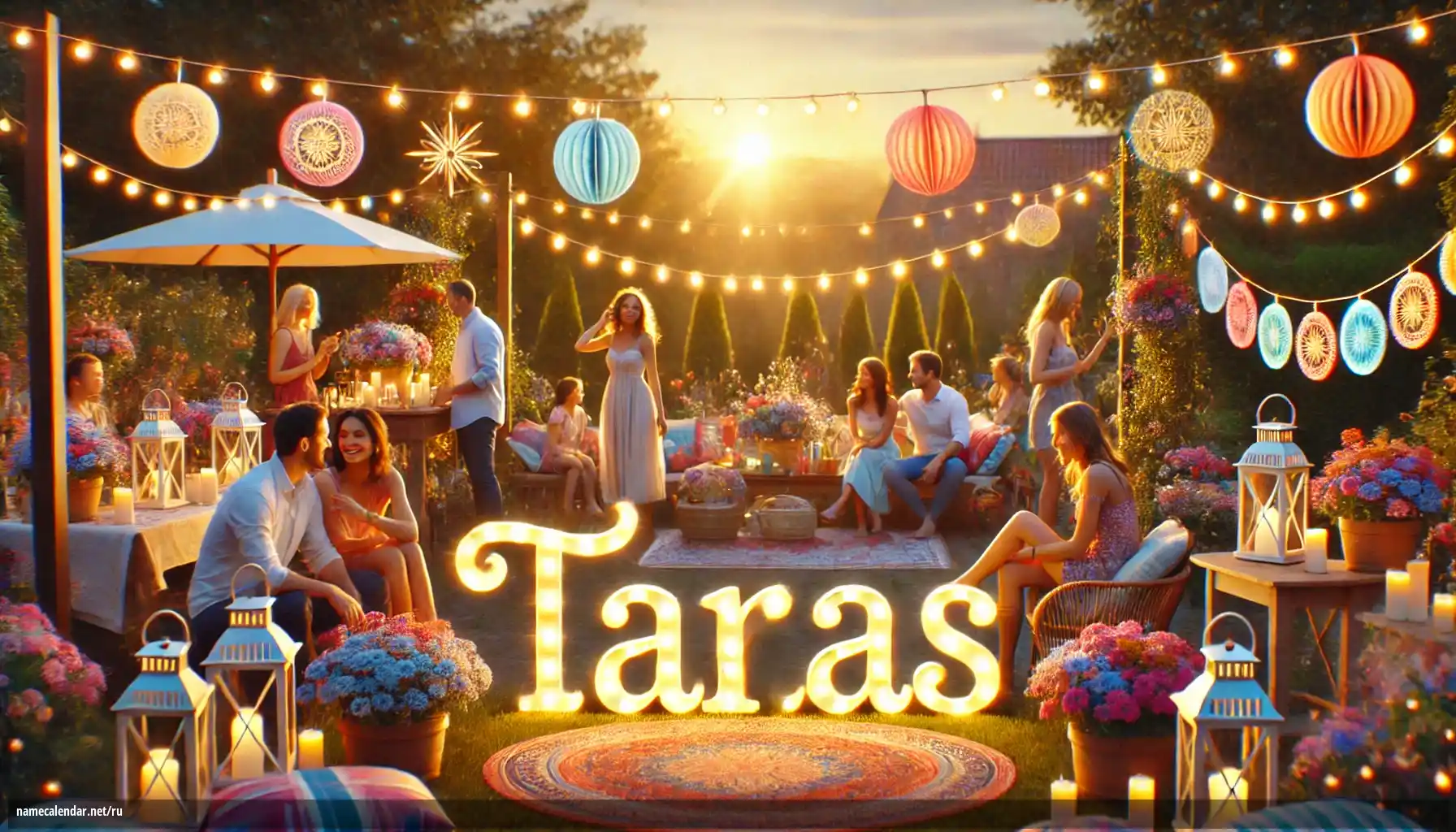 Празднование именин и именин - Taras