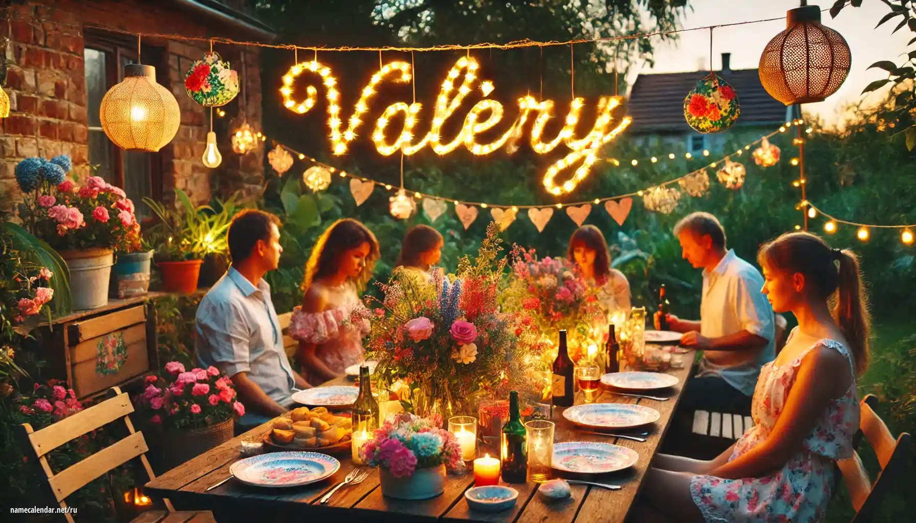 Празднование именин и именин - Valéry