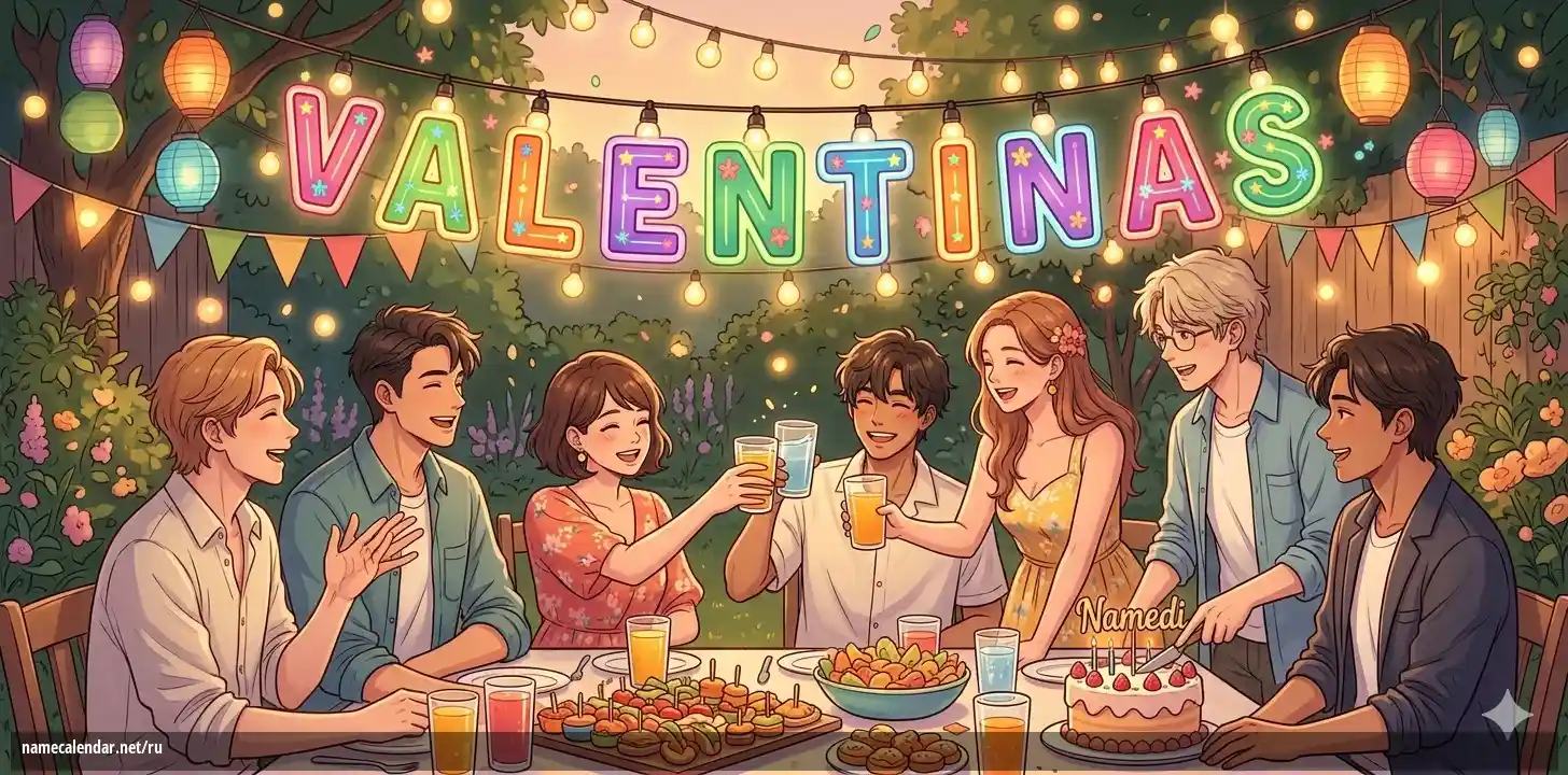 Празднование именин и именин - Valentinas