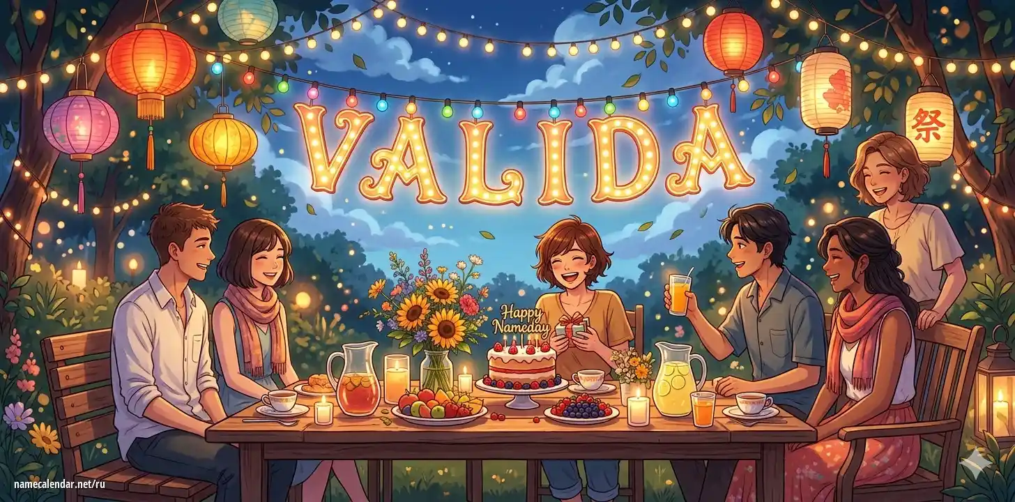 Празднование именин и именин - Valida