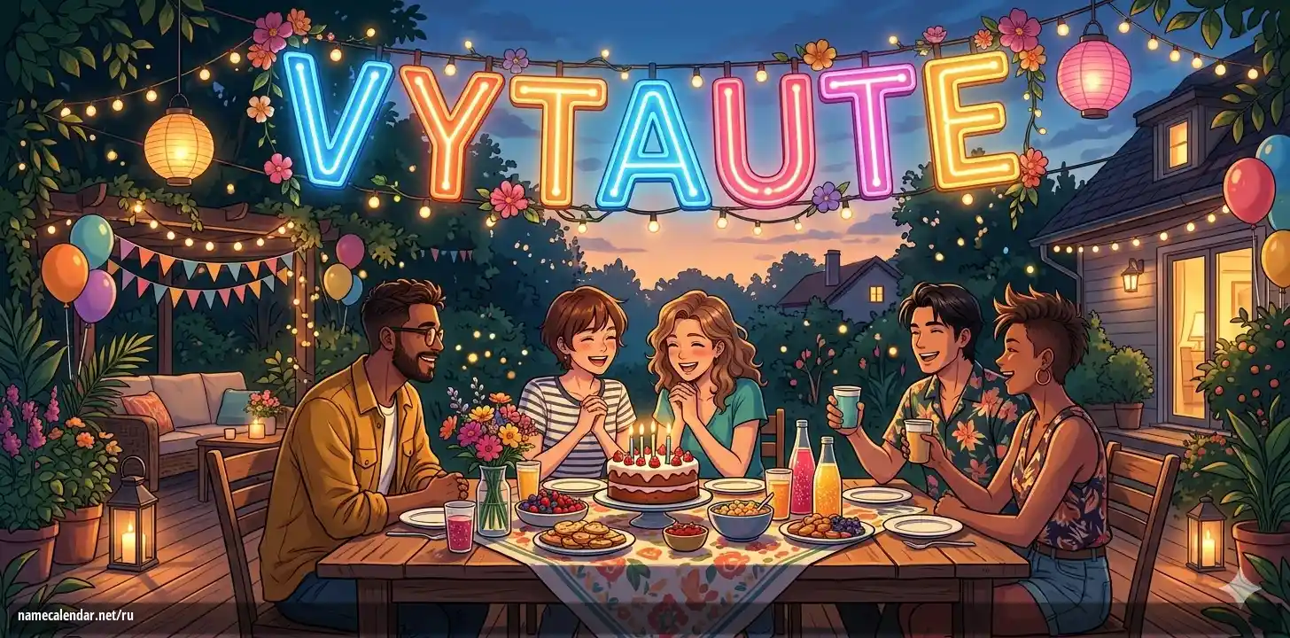 Празднование именин и именин - Vytaute