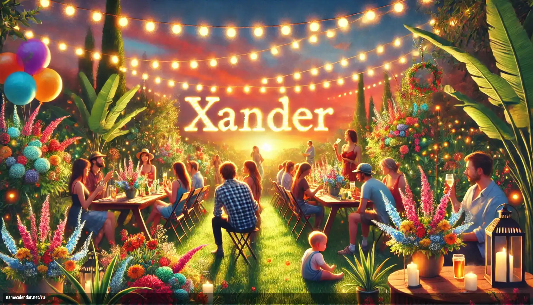 Празднование именин и именин - Xander