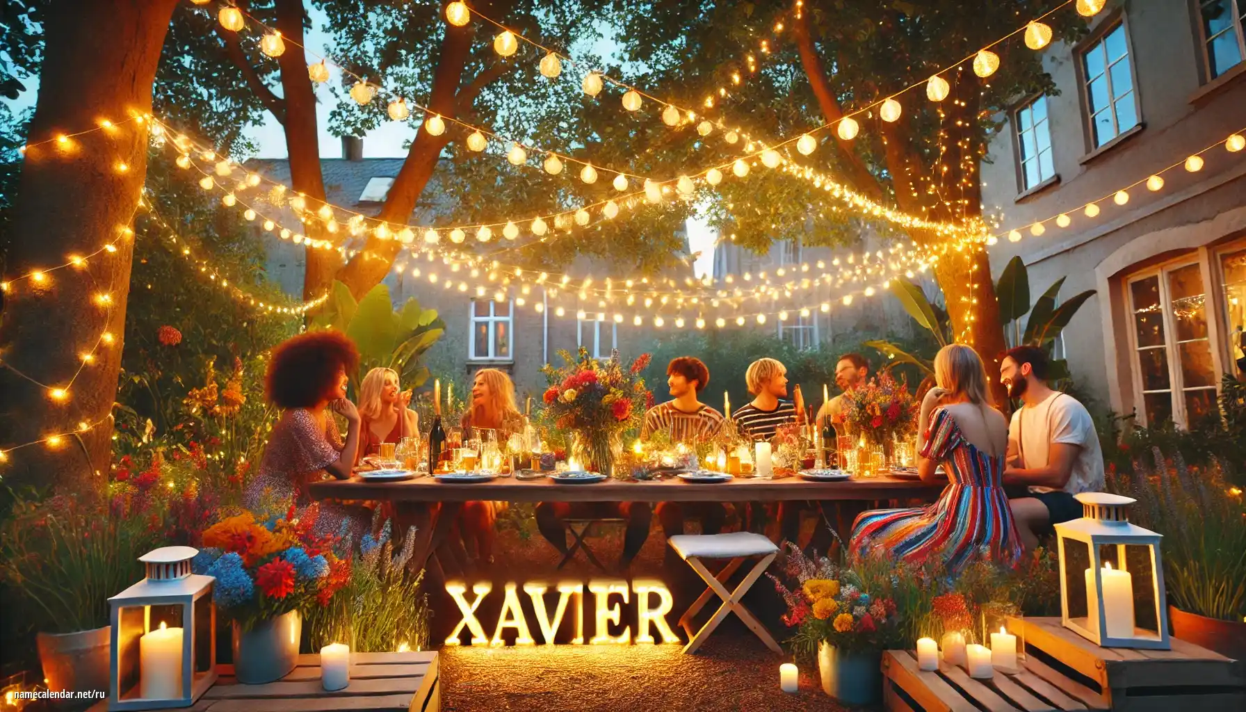 Празднование именин и именин - Xavier