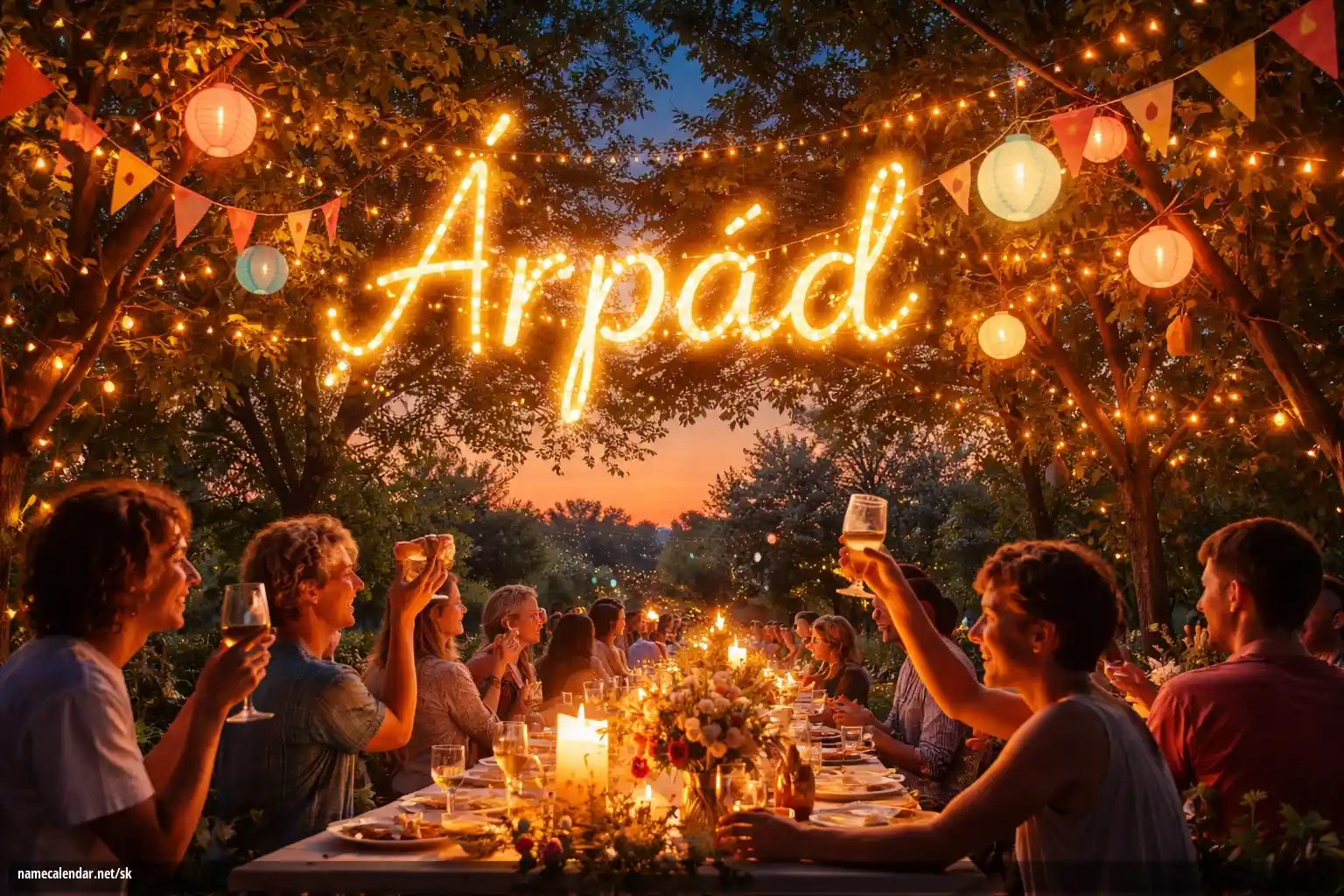 Oslava menín a mien - Árpád