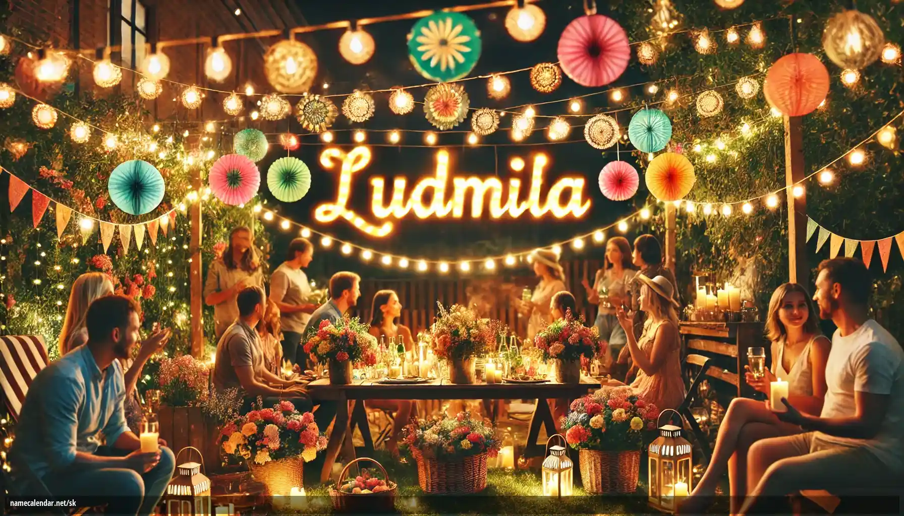 Oslava menín a mien - Ľudmila