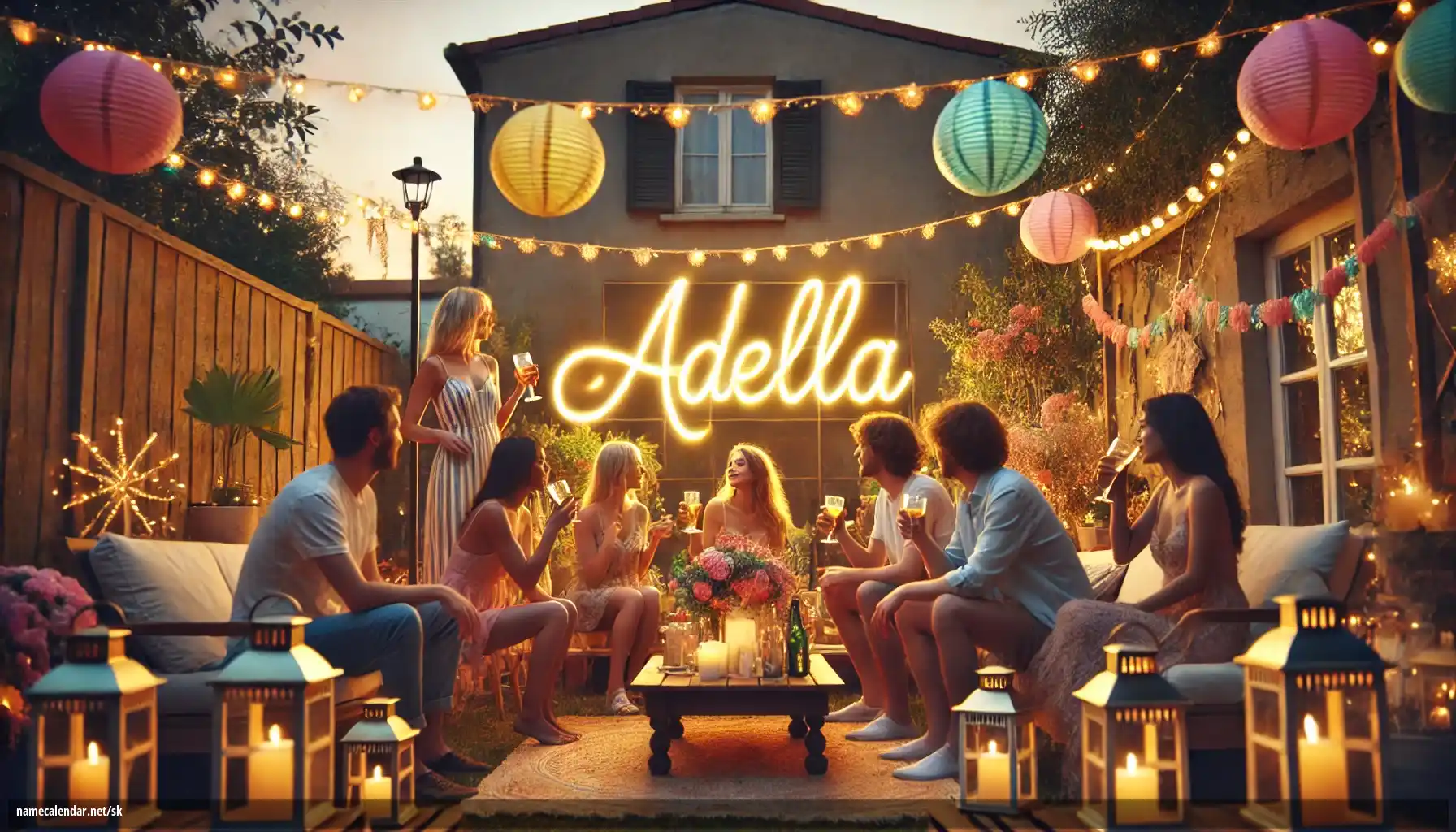 Oslava menín a mien - Adella