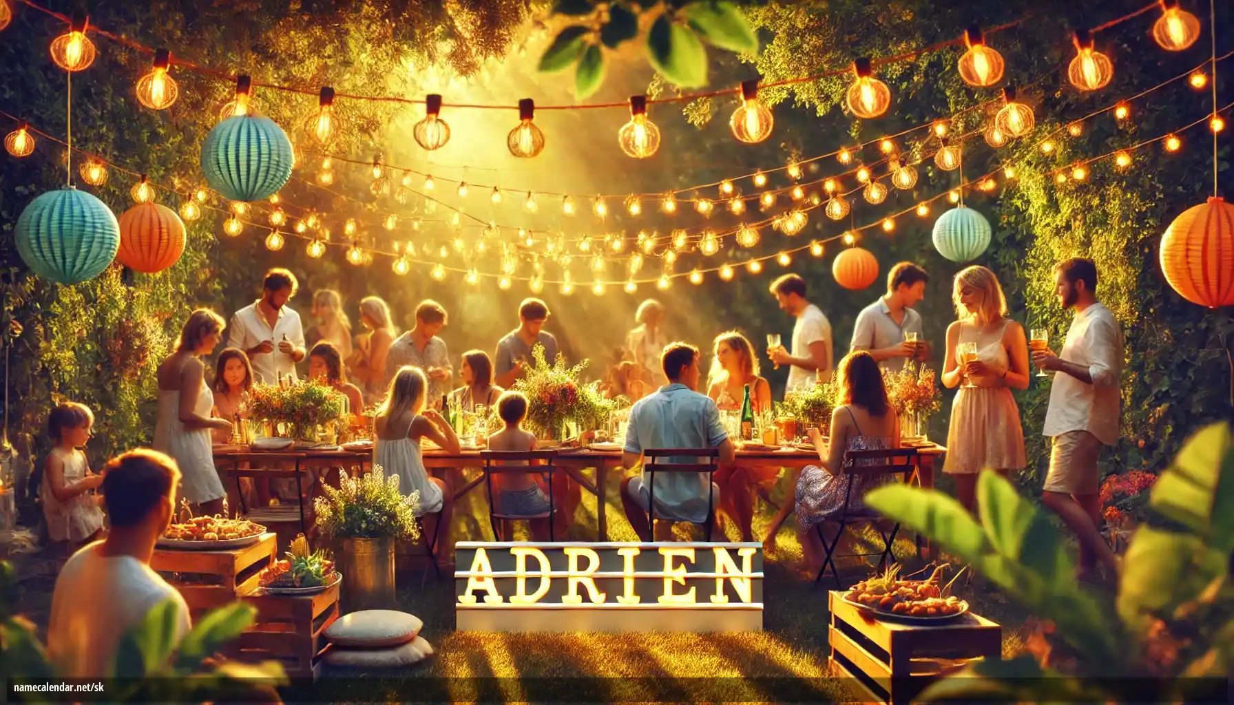 Oslava menín a mien - Adrien