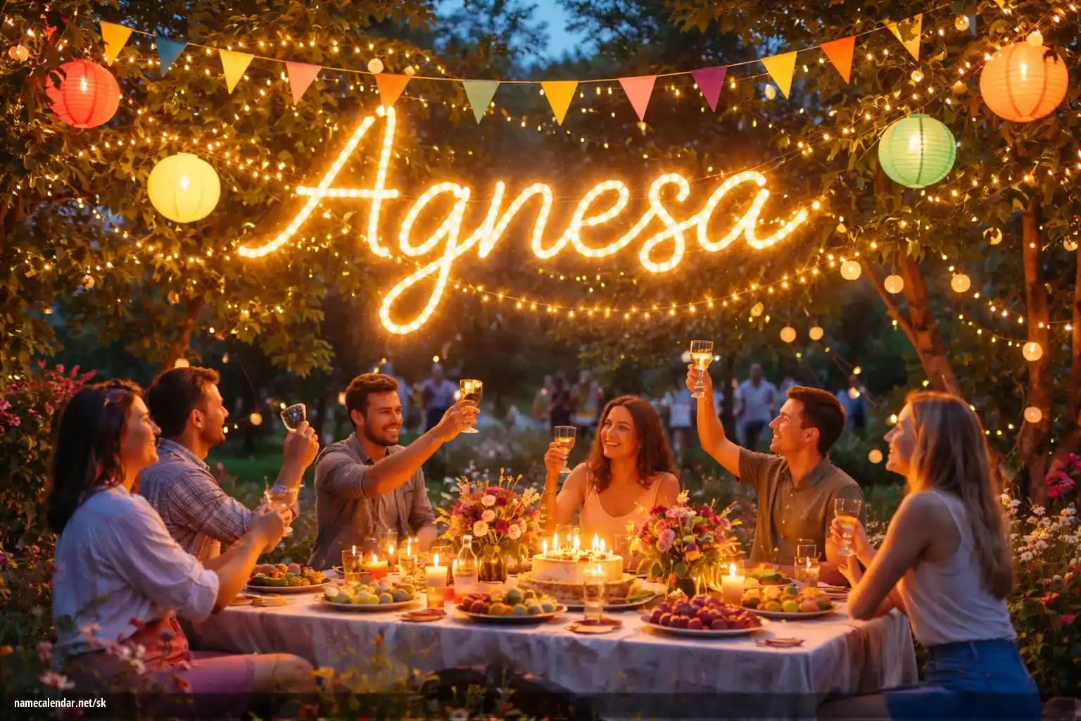 Oslava menín a mien - Agnesa