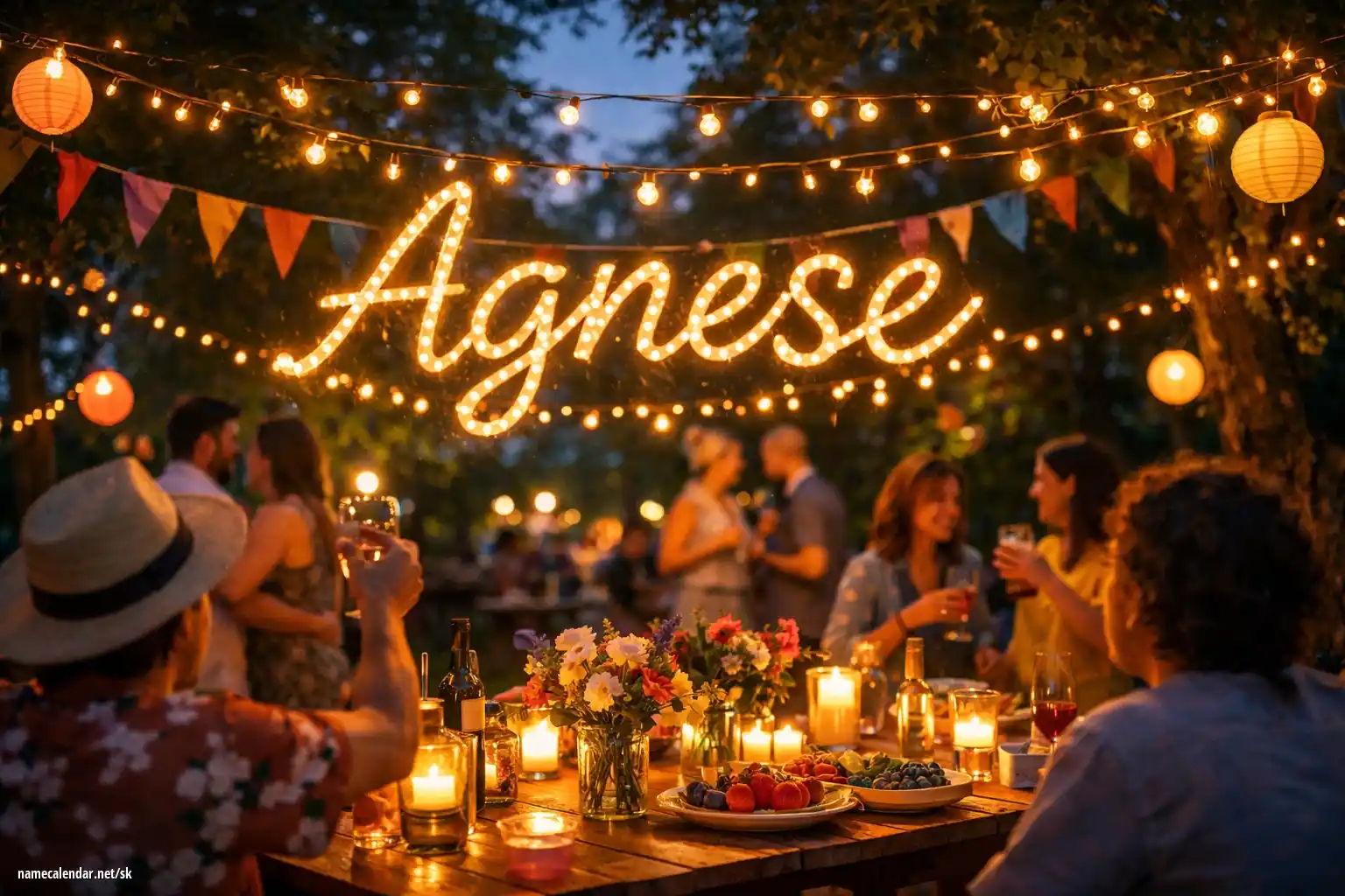 Oslava menín a mien - Agnese