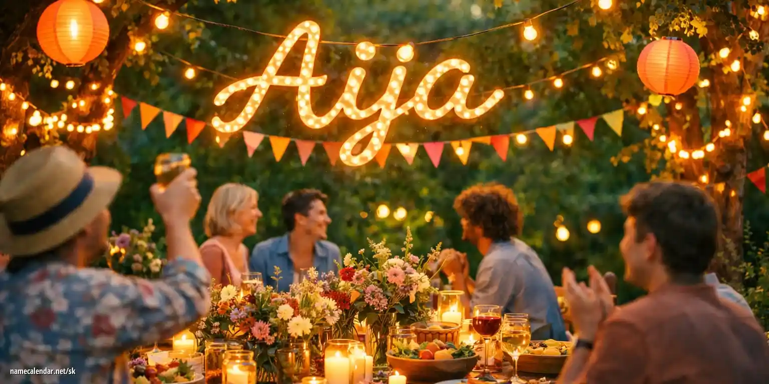Oslava menín a mien - Aija