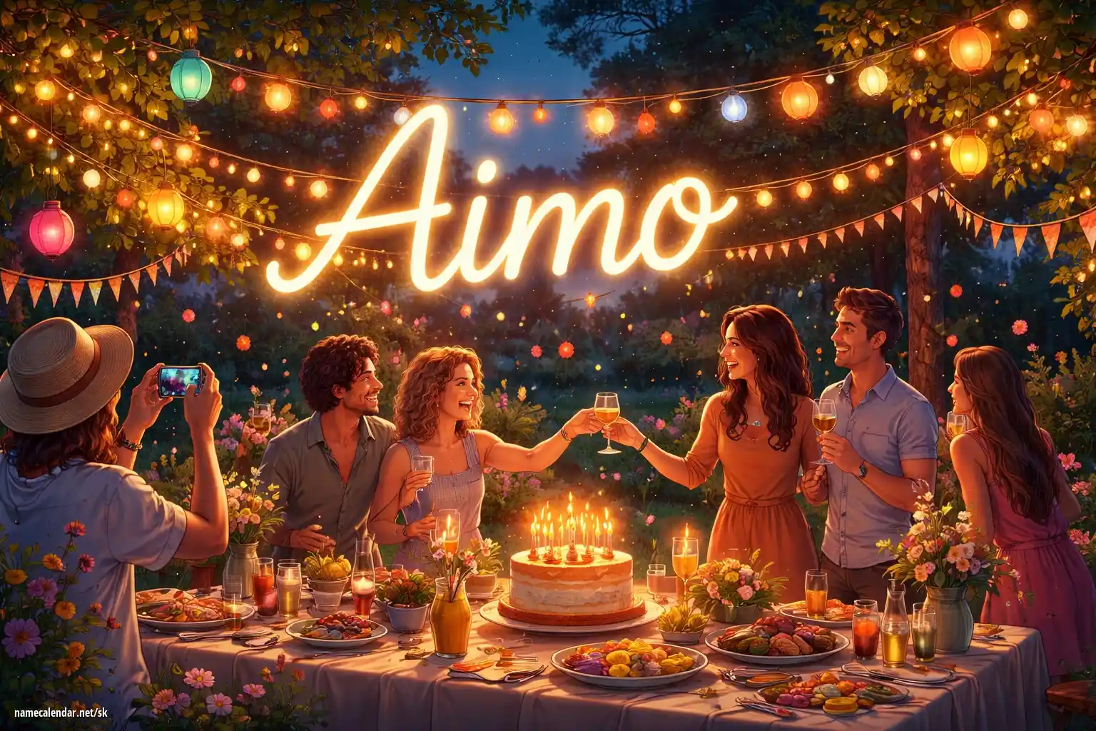 Oslava menín a mien - Aimo