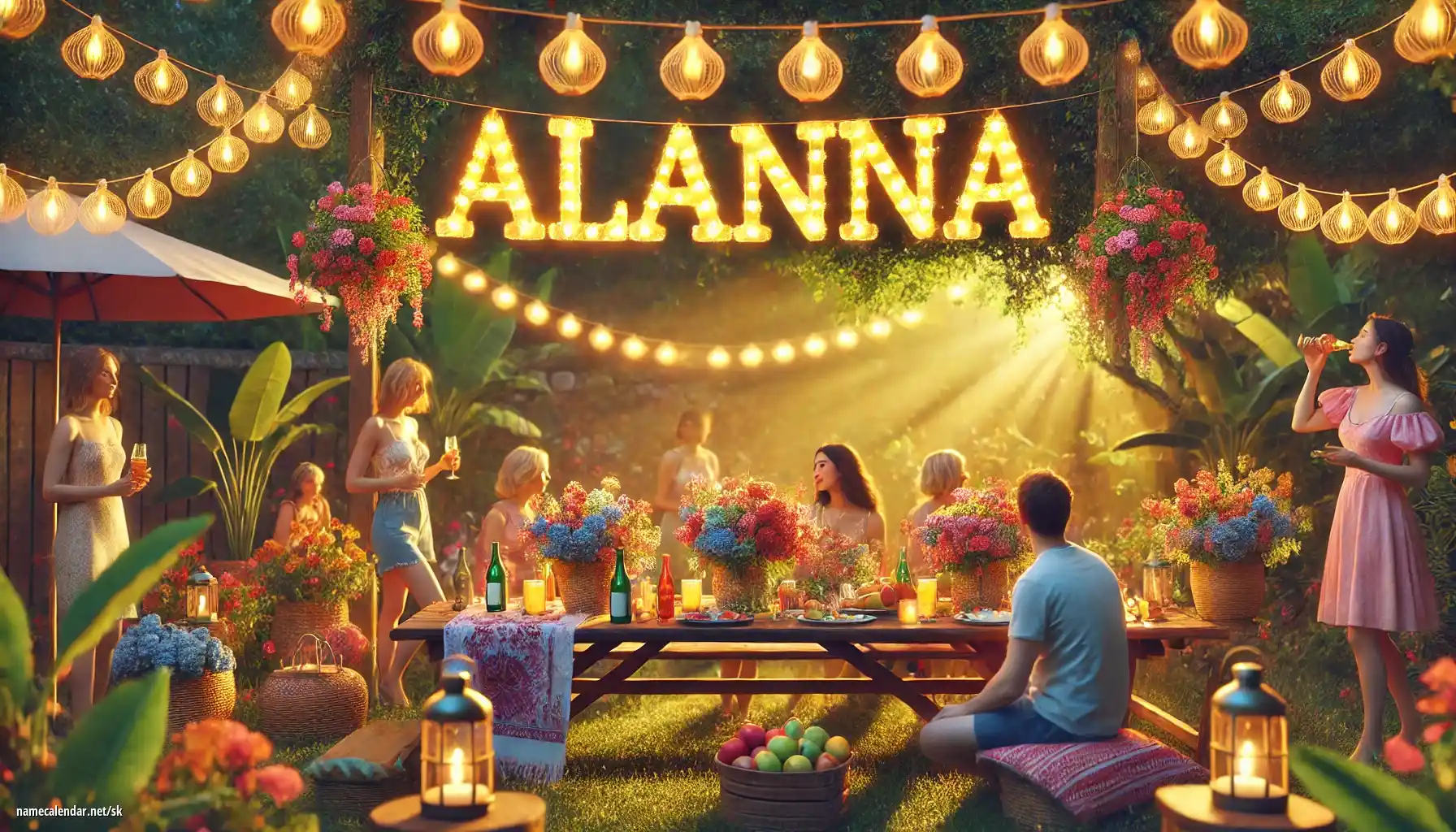 Oslava menín a mien - Alanna