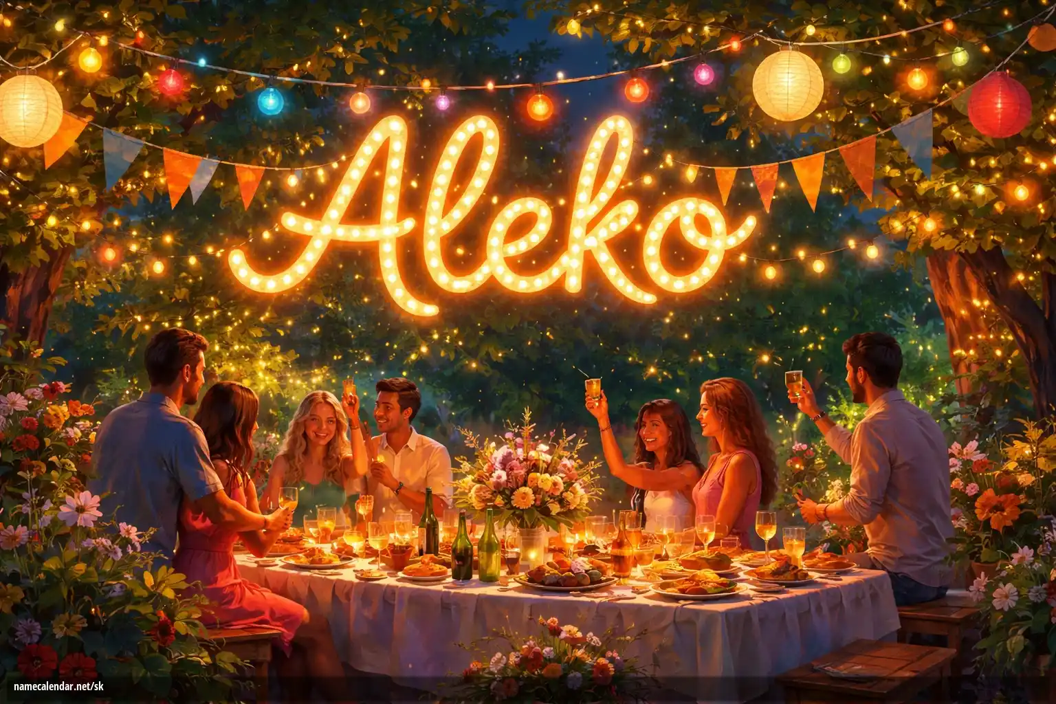 Oslava menín a mien - Aleko