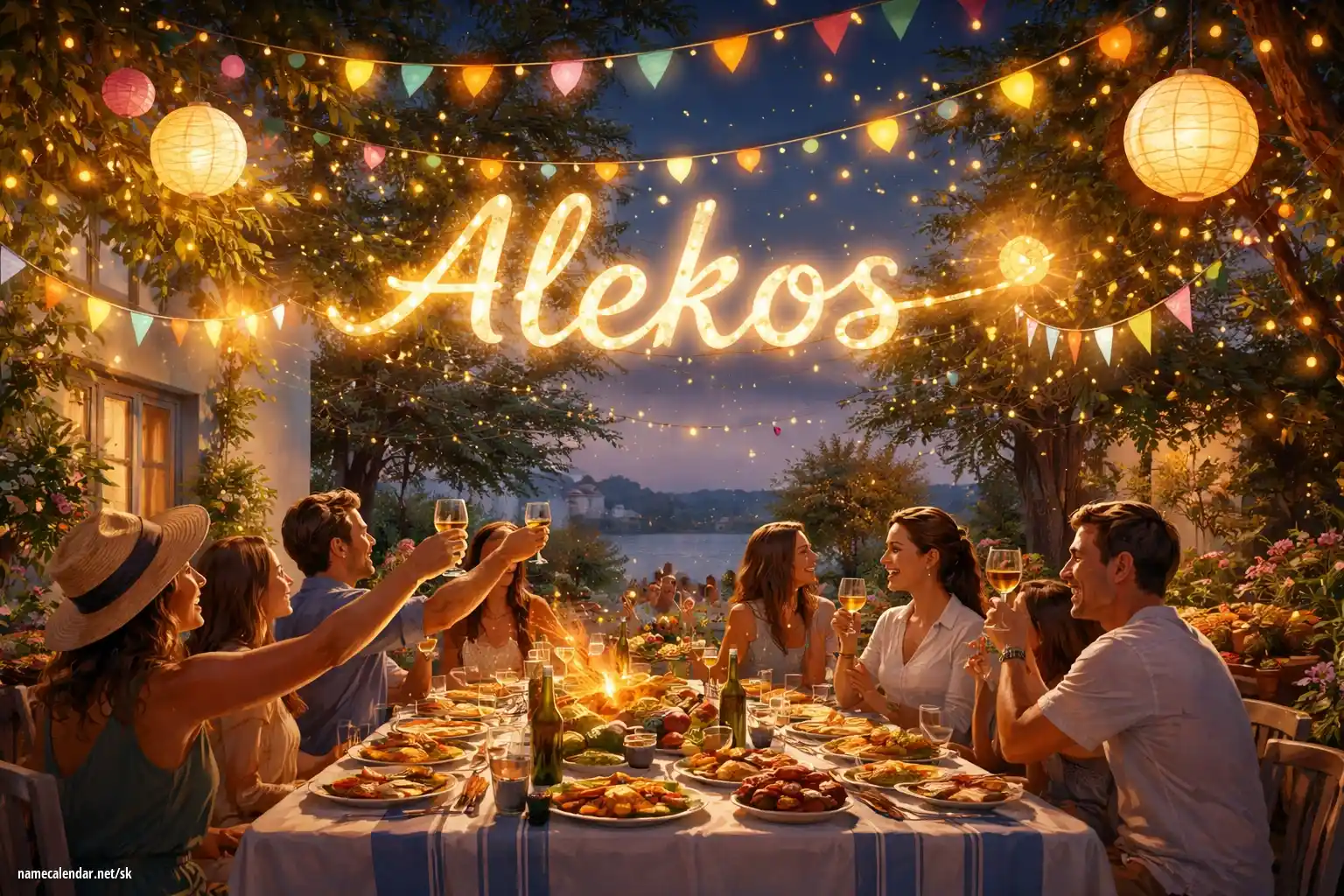 Oslava menín a mien - Alekos