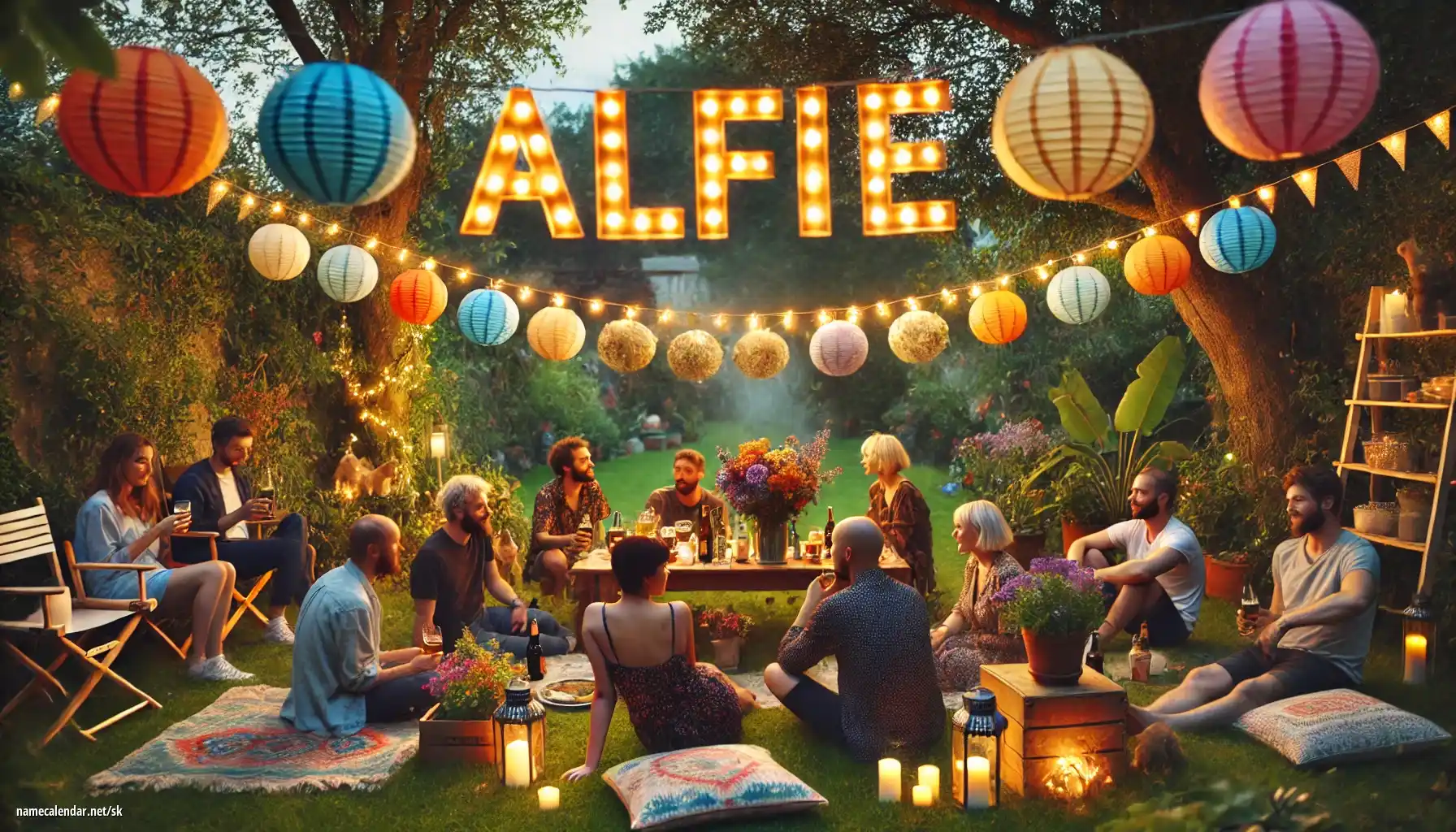 Oslava menín a mien - Alfie