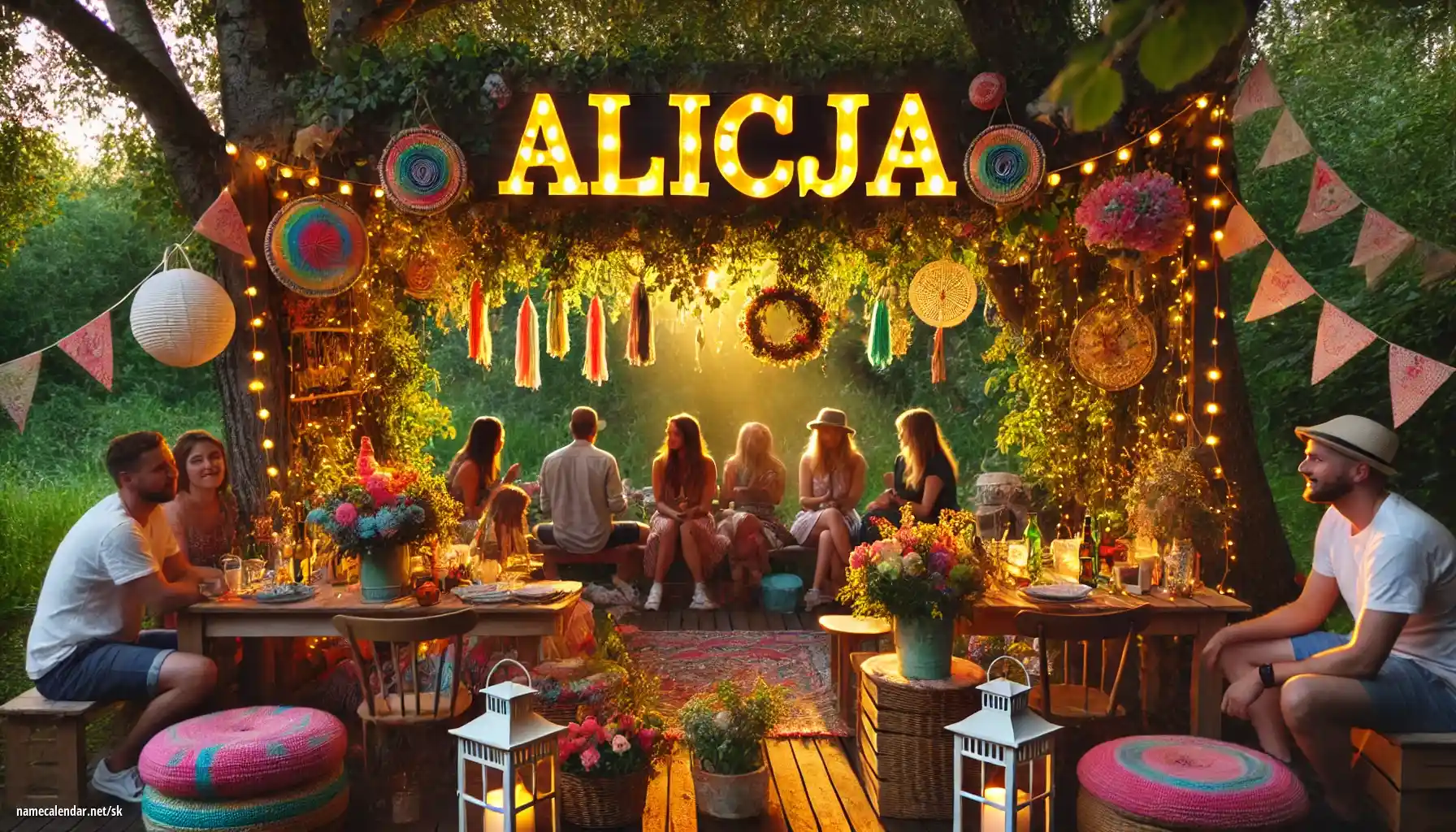 Oslava menín a mien - Alicja