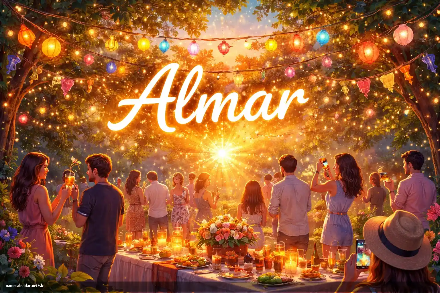 Oslava menín a mien - Almar