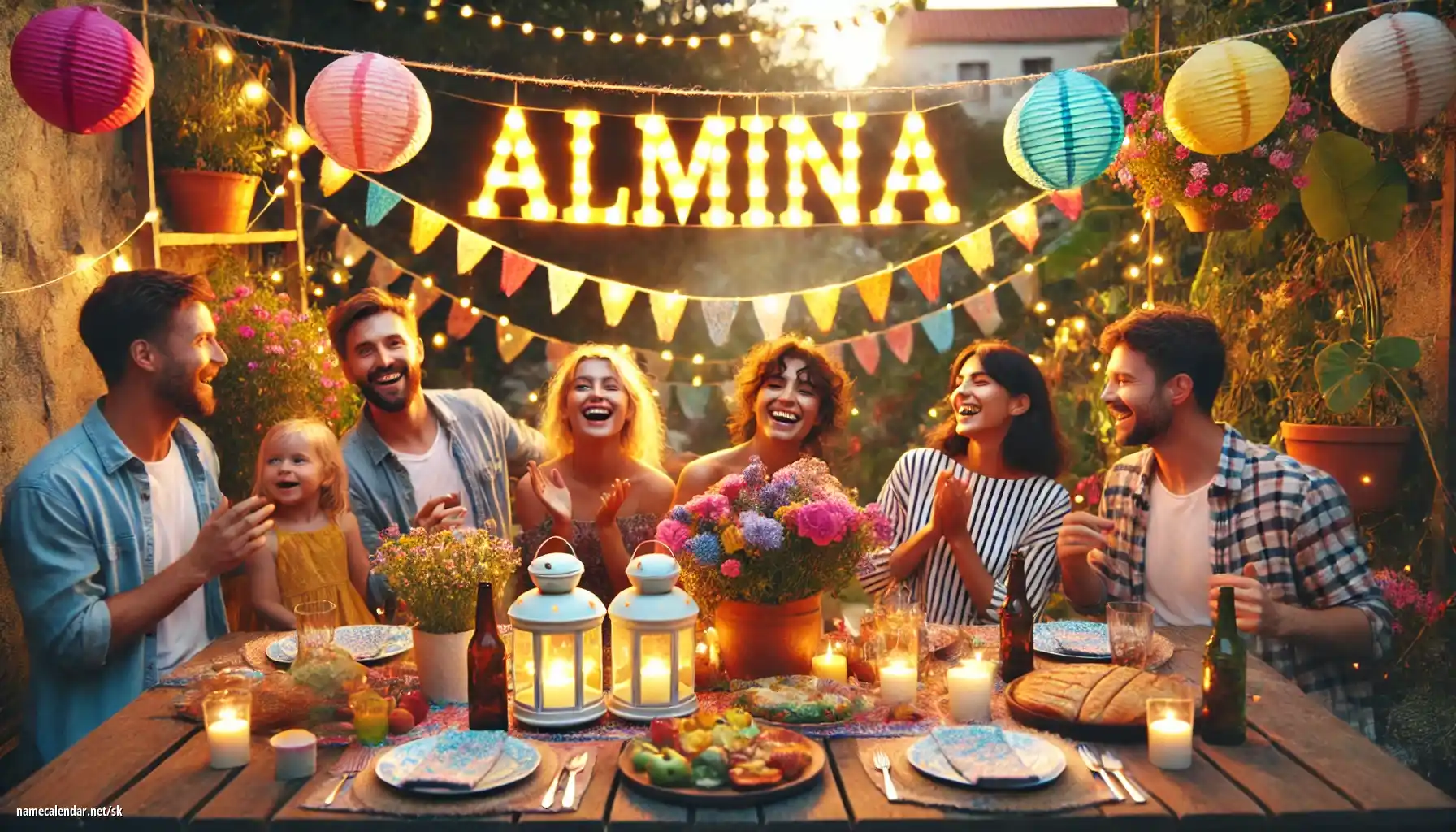 Oslava menín a mien - Almina